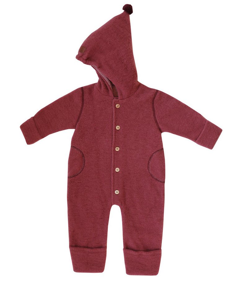 MAXIMO Overall GOTS BABY-Overall, Wollfleece kbT, Jersey kbA (1-tlg) Wollfleece von MAXIMO