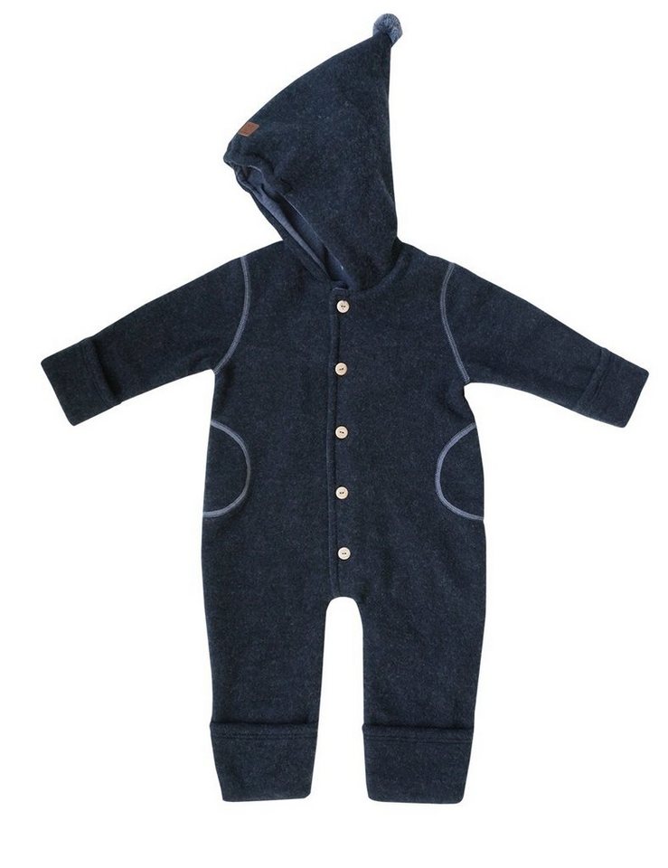 MAXIMO Overall GOTS BABY-Overall, Wollfleece kbT, Jersey kbA Wol Made in Germany von MAXIMO