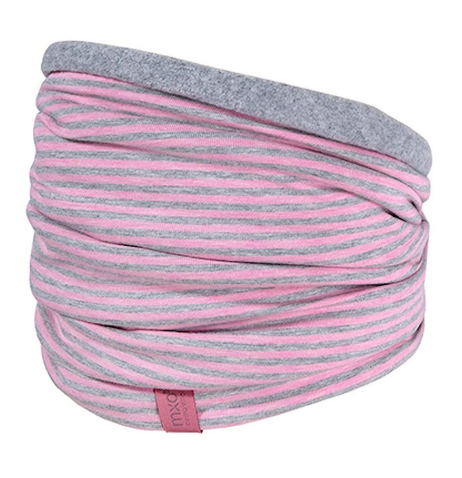 MAXIMO Schal Maximo Mädchen Schlauchschal Kids Tube Ringel Jersey rosa hellgrau, (kein Set) von MAXIMO
