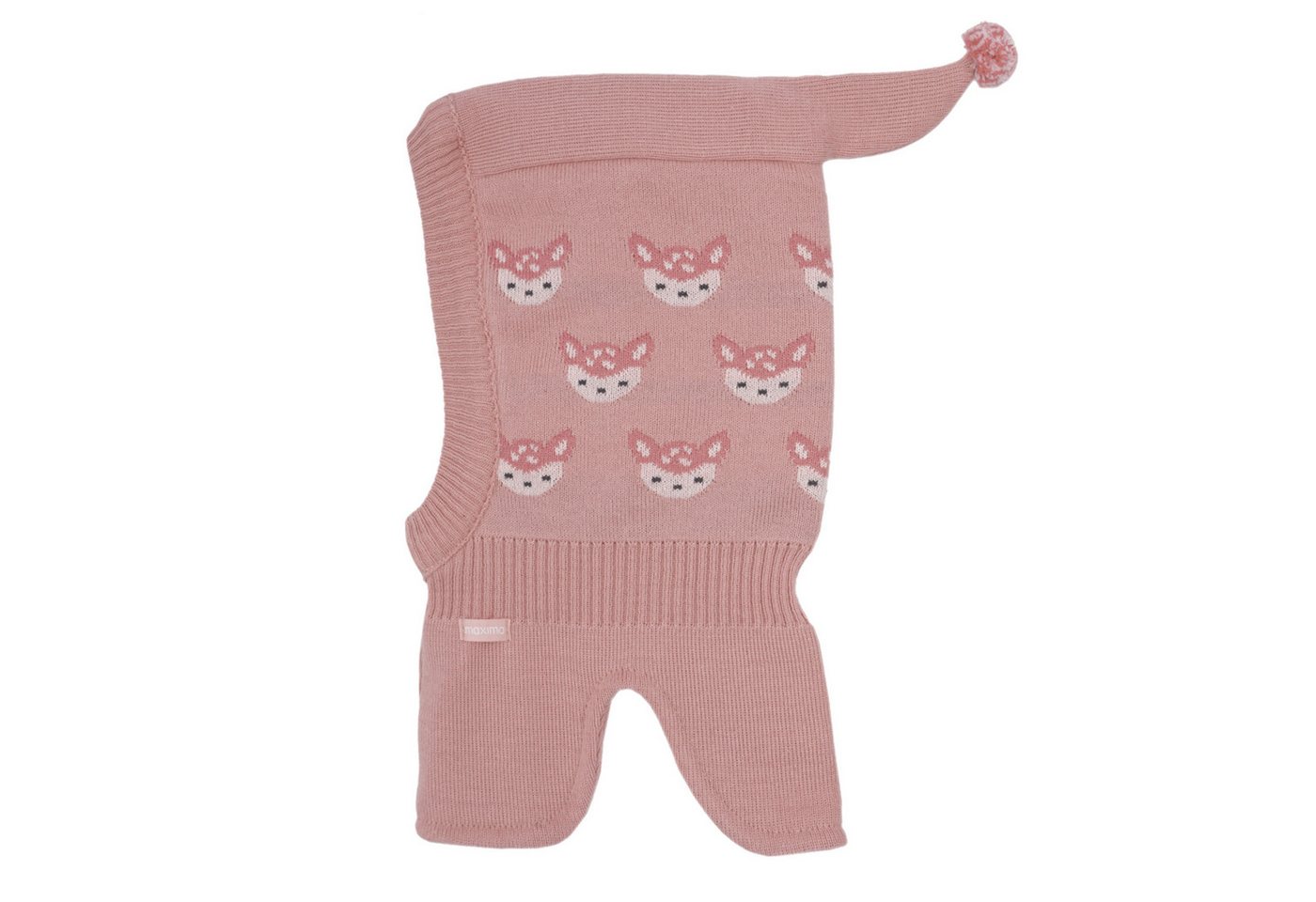 MAXIMO Schlupfmütze Baumwolle, doppelt gestrickt, Ausgenähtes Halsteil, kurzer Zipfel von MAXIMO