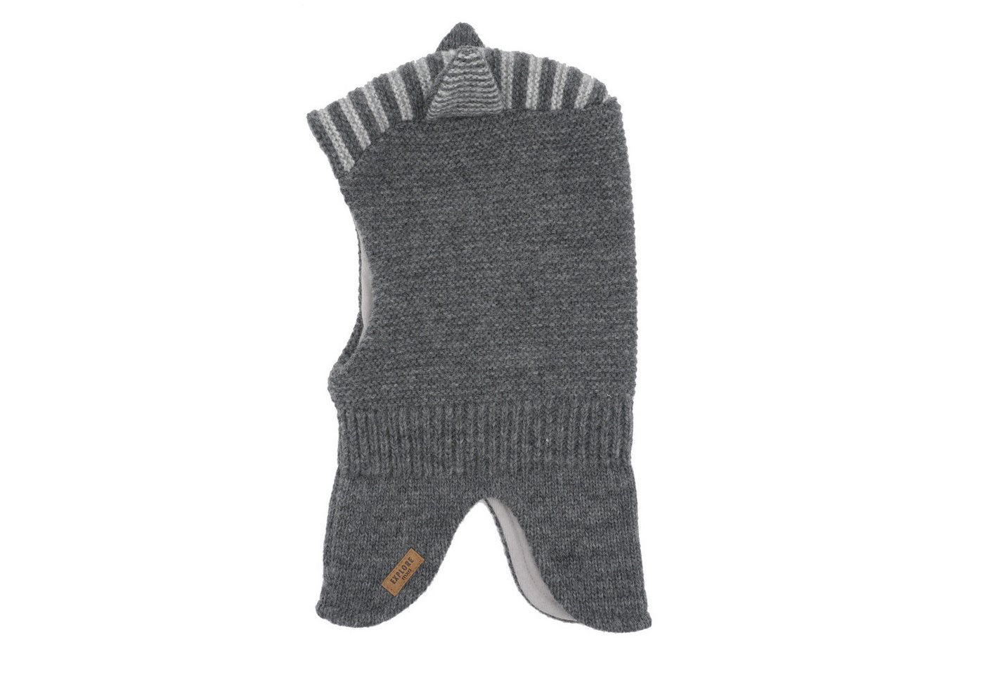 MAXIMO Schlupfmütze Wollanteil, gestrickt, gefüttert, mit Öhrchen von MAXIMO