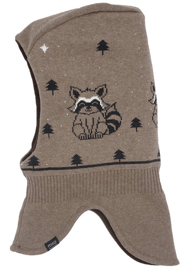 MAXIMO Schlupfmütze im Waschbär-Design von MAXIMO