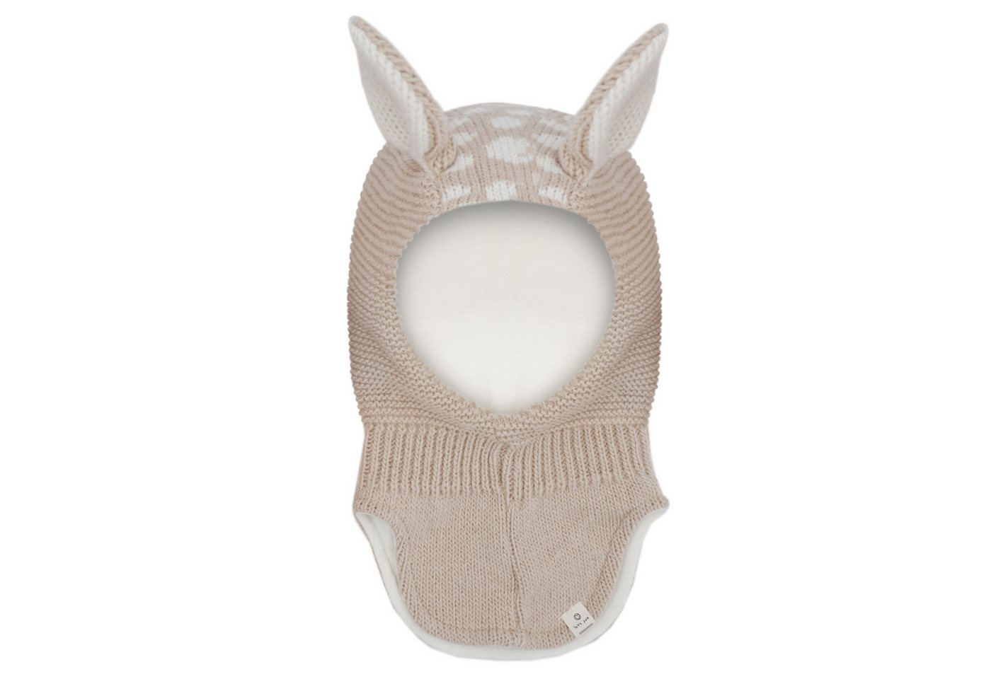 MAXIMO Schlupfmütze mit Öhrchen, wärmend, elastisch, Strick, gefüttert von MAXIMO