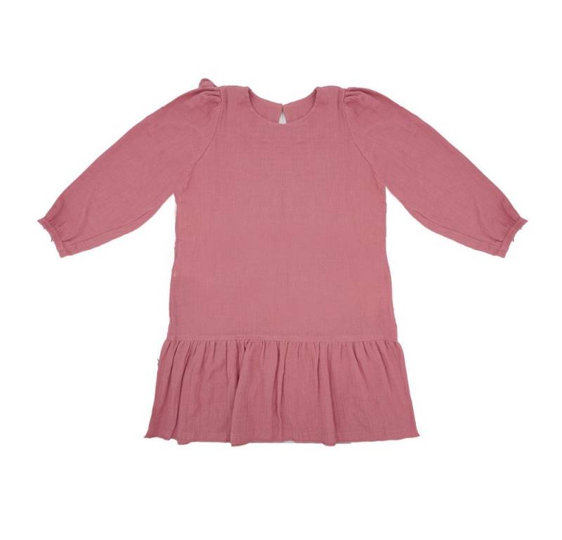 MAXIMO Sommerkleid GOTS MINI GIRL-KLEID langer Ärmel, Musselin von MAXIMO