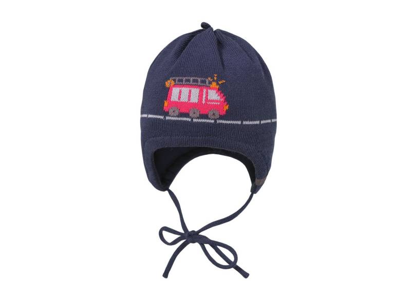 MAXIMO Strickmütze BABY BOY-Mütze, ausgenäht kleine Feuerwehr (1-St) von MAXIMO