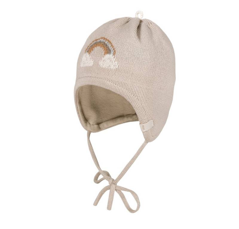 MAXIMO Strickmütze BABY GIRL-Mütze, ausgenäht Jacquard Regenbogen, Futter (1-St) von MAXIMO
