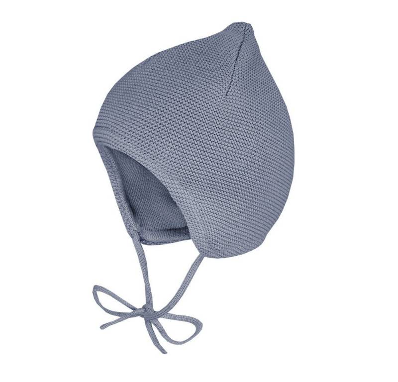 MAXIMO Strickmütze BABY-Mütze ausgenäht kleine Spitze, Futter (1-St) von MAXIMO