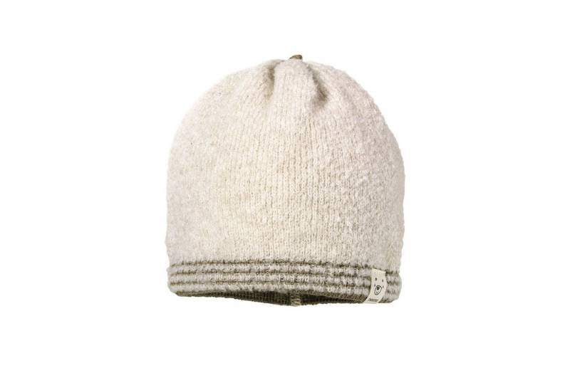 MAXIMO Strickmütze BABY-Mütze randlos Ringelanfang, Teddyoptik (1-St) von MAXIMO