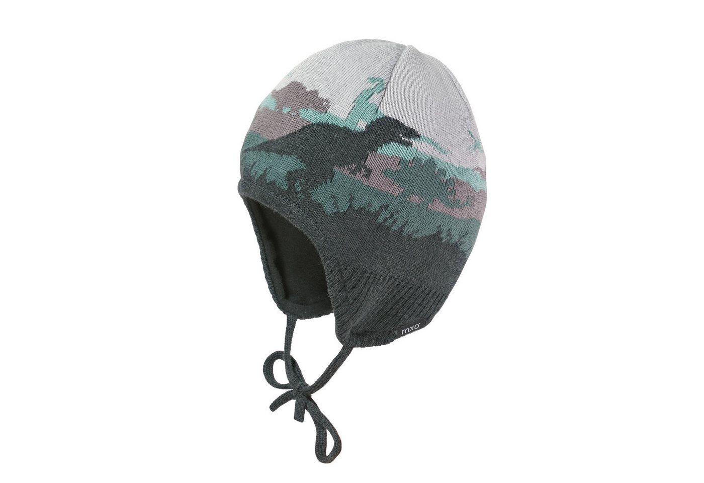 MAXIMO Strickmütze Baumwolle, gefüttert, zum Binden von MAXIMO