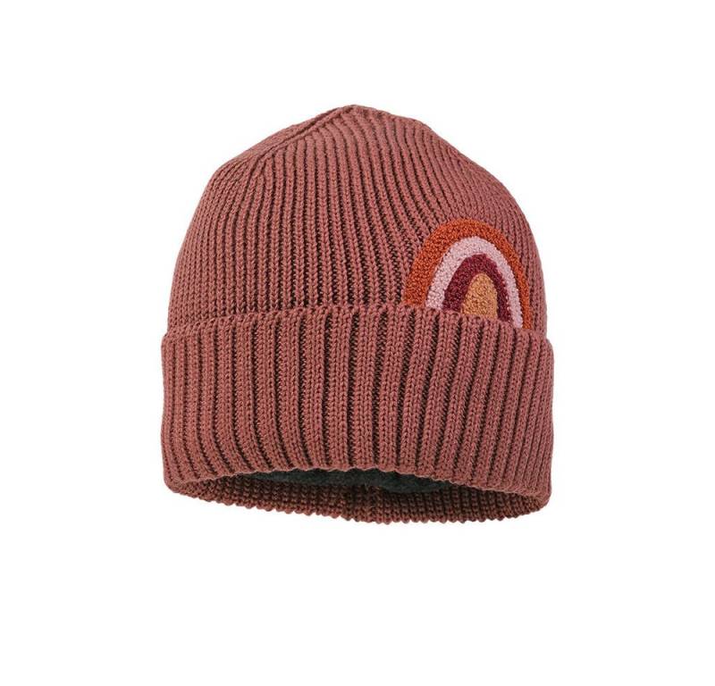 MAXIMO Strickmütze KIDS GIRL-Beanie Regenbogen Umschlag, Vollfutter (1-St) von MAXIMO
