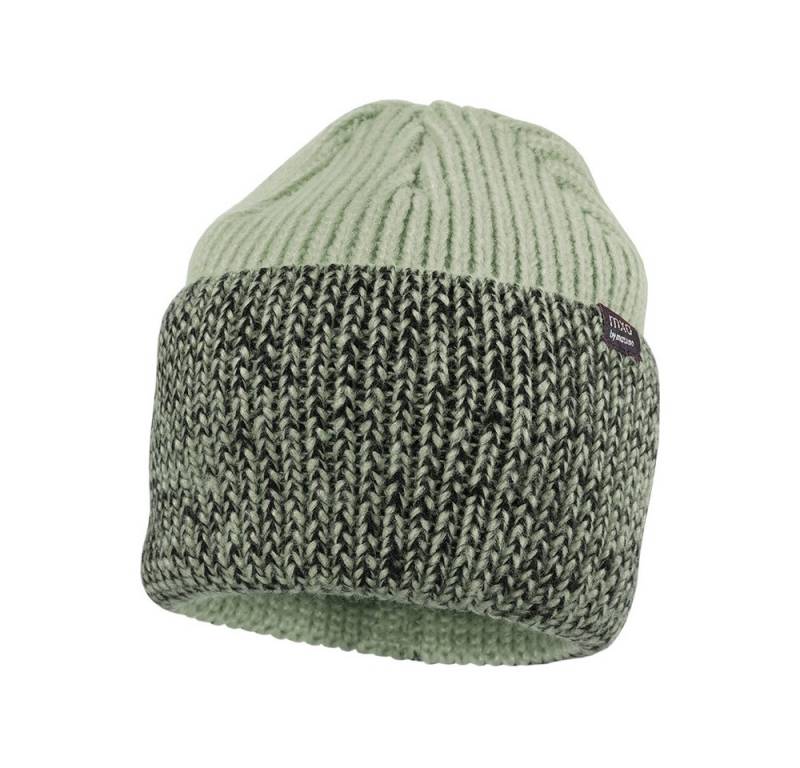 MAXIMO Strickmütze KIDS GIRL-Mütze, 2-farbig breiter Umschlag (1-St) von MAXIMO