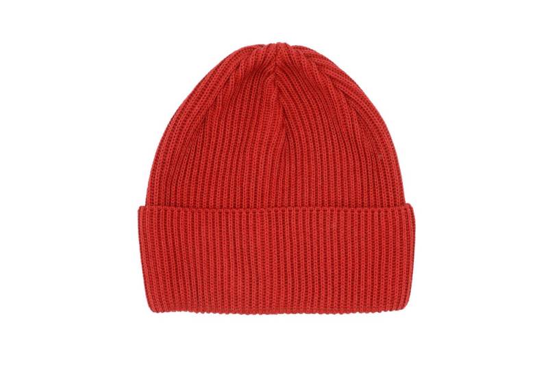 MAXIMO Strickmütze KIDS-Mütze, Fang, breiter Rand Futterstreifen (1-St) von MAXIMO