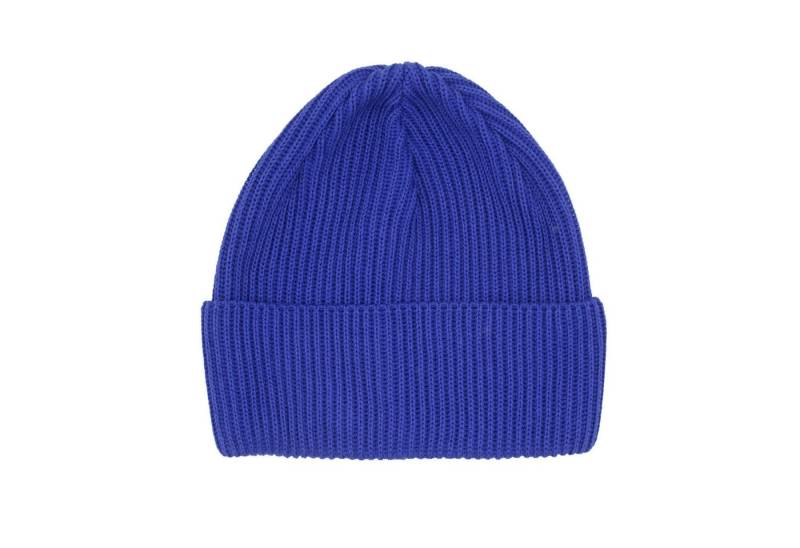 MAXIMO Strickmütze KIDS-Mütze, Fang, breiter Rand Futterstreifen (1-St) von MAXIMO