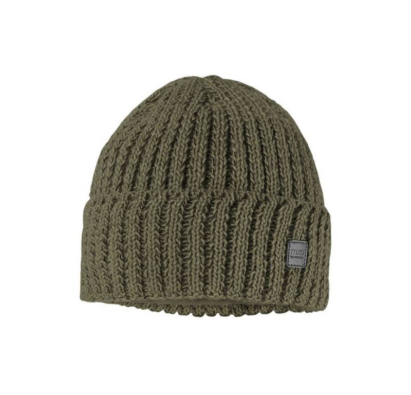 MAXIMO Strickmütze KIDS-Mütze, Rippe, Umschlag Futter (1-St) von MAXIMO