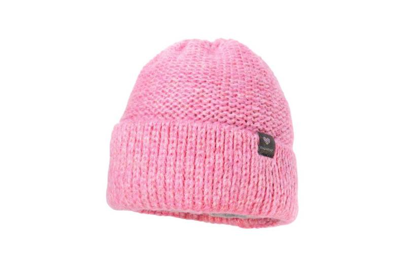 MAXIMO Strickmütze MINI GIRL-Mütze, Umschlagrand Effektgarn (1-St) Unikat von MAXIMO