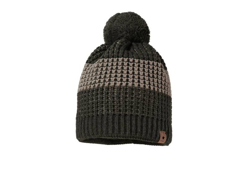 MAXIMO Strickmütze MINI-Mütze, Waffelstruktur, randlos, Pompon (1-St) von MAXIMO