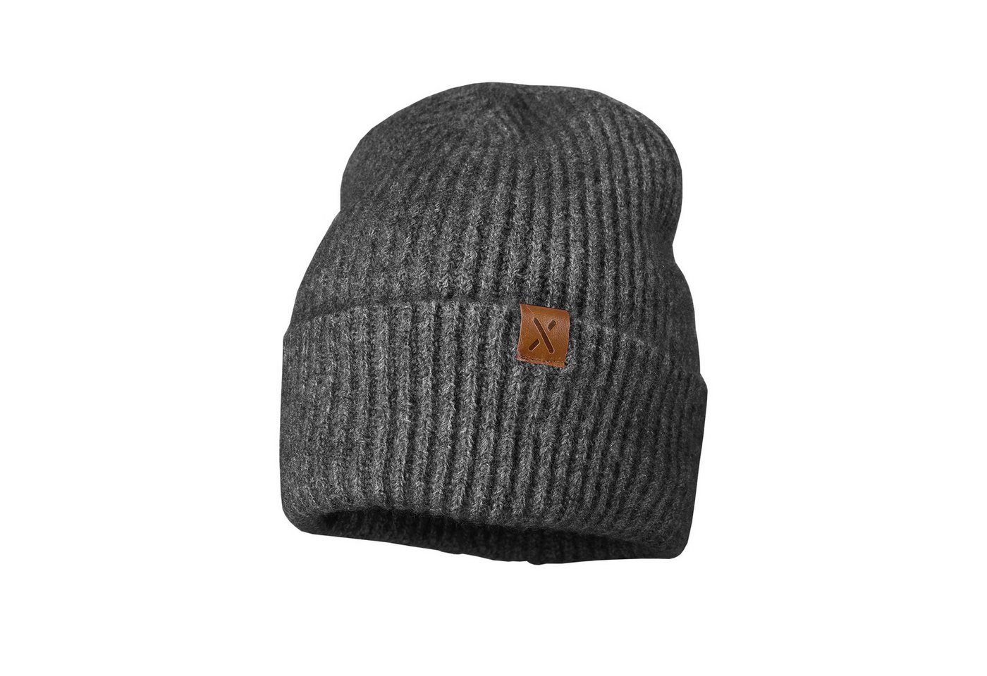MAXIMO Strickmütze doppelt gestrickt, ungefüttert, breiter Umschlag von MAXIMO