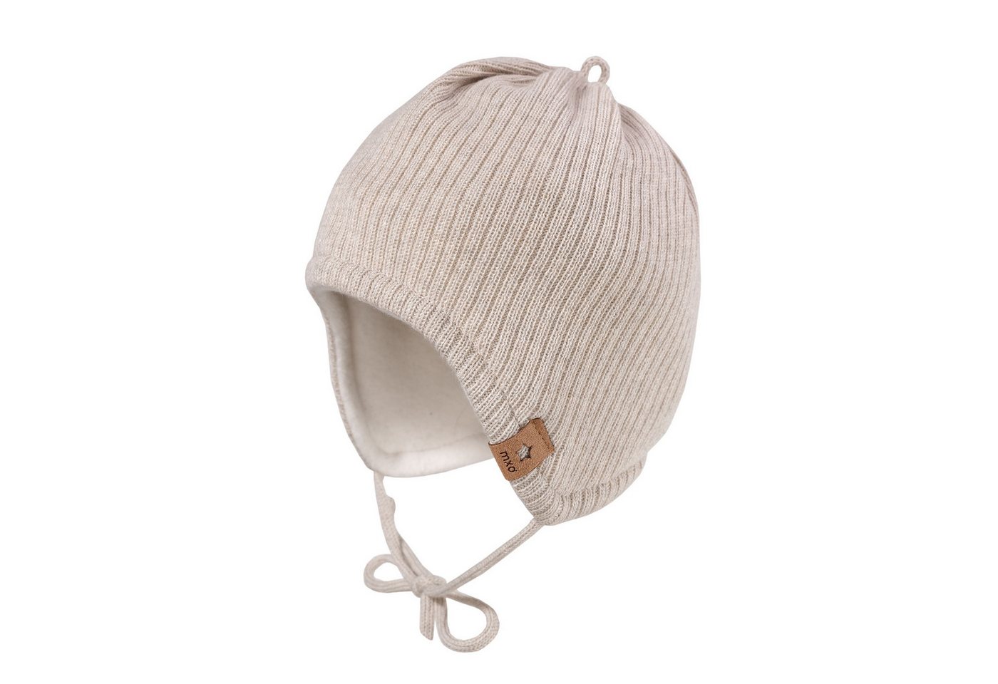 MAXIMO Strickmütze wärmend, zum Binden, unifarben von MAXIMO