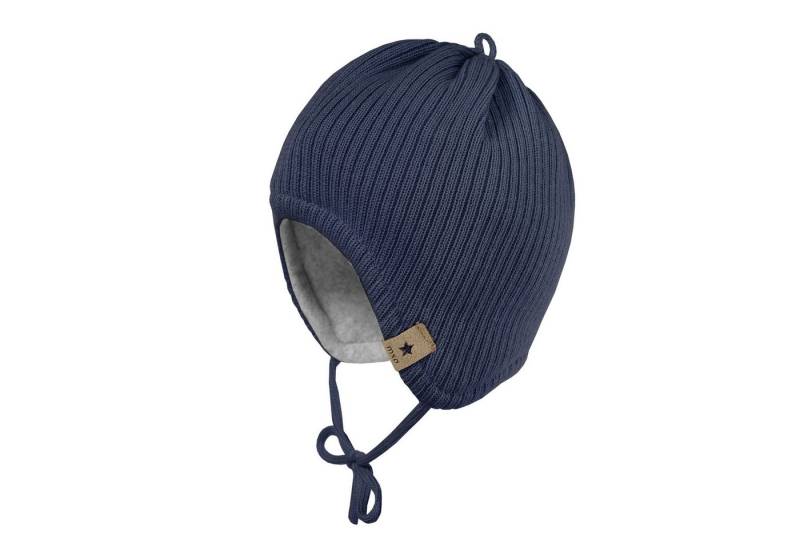 MAXIMO Strickmütze wärmend, zum Binden, unifarben von MAXIMO