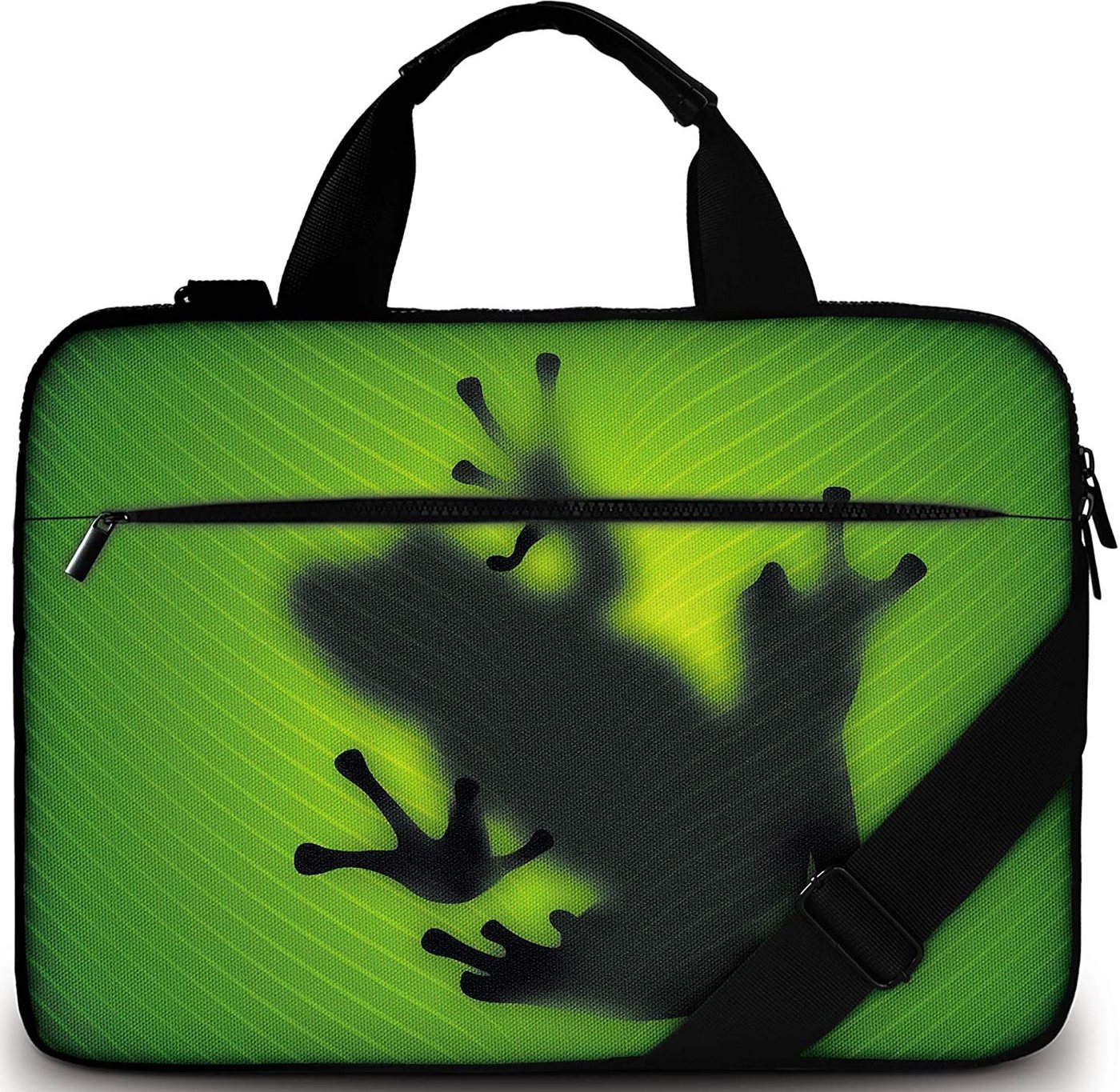 MAXLVL Laptoptasche 15.6 / 17.3 Zoll (Notebooktasche aus Canvas mit Zubehörfach), Schmutz- & Wasserabweisend von MAXLVL