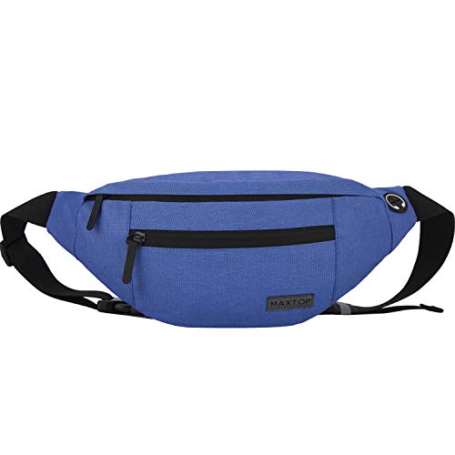 MAXTOP Bauchtasche Gürteltasche für Damen und Herren Hüfttasche Outdoor Groß Handytasche Sport Wasserdicht Laufgürtel Umhängetasche Geldgürtel für Camping Wandern Fitness Fahrrad Geschenke von MAXTOP