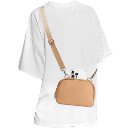 MAXTOP Kleine Crossbody Bag Damen Umhängetasche Damen mit abnehmbarem Riemen Cross Body Bag Sling Cell Phone Purse für Travel Essentials MAXTOP Kleine Crossbody Bag Damen Umhängetasche Damen mit abnehmbarem Riemen Cross Body Bag Sling Cell Phone Purse für Travel Essentials von MAXTOP
