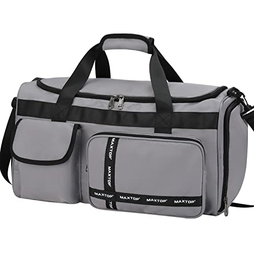 MAXTOP Reisetasche Damen Carry On Tote Weekender Overnight Bag Große Kapazität Duffle Bag Mit Schuhfach,Gym Tote mit trockener und Nasser Trennung von MAXTOP