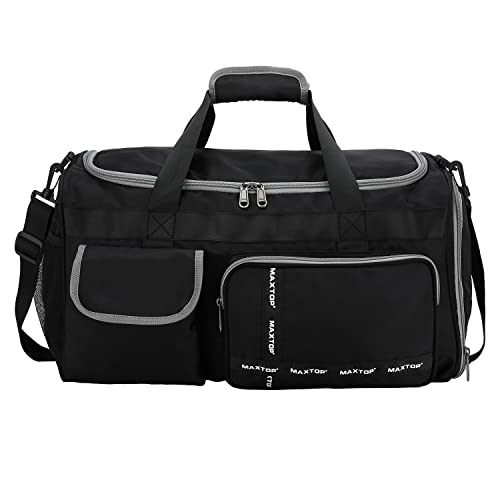 MAXTOP Reisetasche Damen Carry On Tote Weekender Overnight Bag Große Kapazität Duffle Bag Mit Schuhfach,Gym Tote mit trockener und Nasser Trennung von MAXTOP