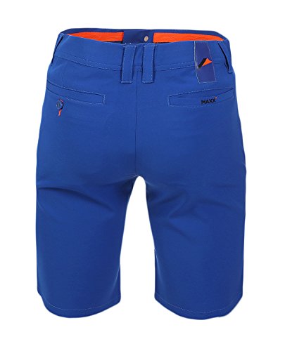 MAXX Kinder Bermuda Hose mit verstellbaren Bund (blau, 140) Jungs von MAXX Fashion