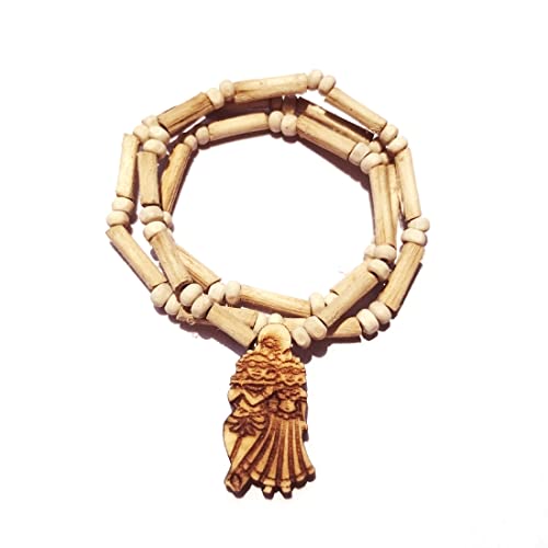 MAYAPURI Original Tulsi Kanthi Mala With Radha Krishna Pendant Locket For Neck, Adults Unisex Adult von MAYAPURI