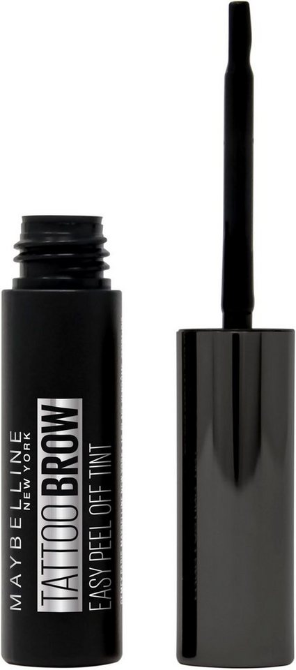 MAYBELLINE NEW YORK Augenbrauen-Gel Eye Brow Tattoo Gel, Innovative Peel-off-Formel, Augen-Make-Up von MAYBELLINE NEW YORK