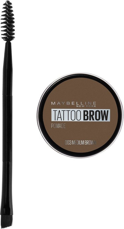 MAYBELLINE NEW YORK Augenbrauen-Gel Tattoo Brow Pomade Pot, mit hochpigmentierter Formel von MAYBELLINE NEW YORK