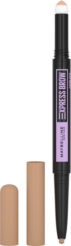 MAYBELLINE NEW YORK Augenbrauen-Stift Maybelline New York Express Brow Satin Duo, Augen-Make-Up, Duo-Applikator von MAYBELLINE NEW YORK