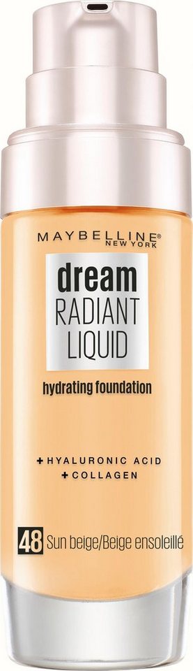 MAYBELLINE NEW YORK Foundation Dream Radiant Liquid, mit langanhaltender Formel von MAYBELLINE NEW YORK