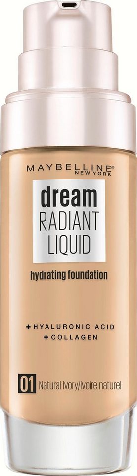 MAYBELLINE NEW YORK Foundation Dream Radiant Liquid, mit langanhaltender Formel von MAYBELLINE NEW YORK