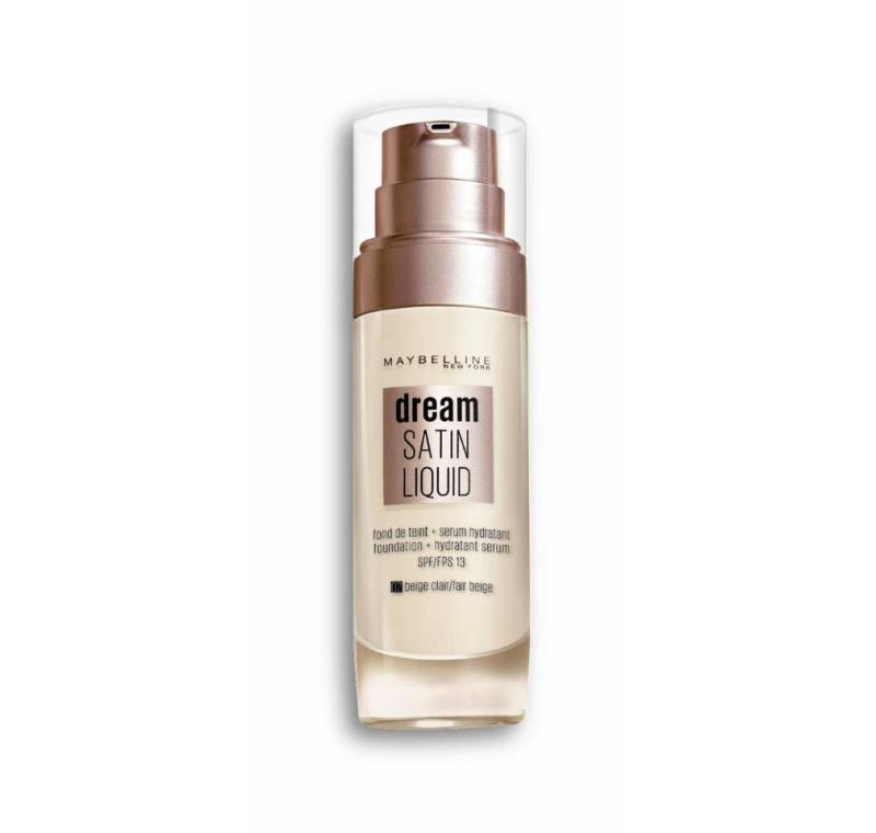 MAYBELLINE NEW YORK Foundation Dream Satin Fluide Foundation 02 Fair Beige Spf13 30ml von MAYBELLINE NEW YORK