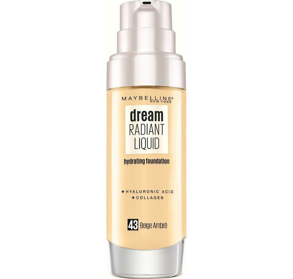 MAYBELLINE NEW YORK Foundation Dream Satin Fluide Foundation 48 Buff Spf13 30ml MAYBELLINE NEW YORK Foundation Dream Satin Fluide Foundation 48 Buff Spf13 30ml von MAYBELLINE NEW YORK