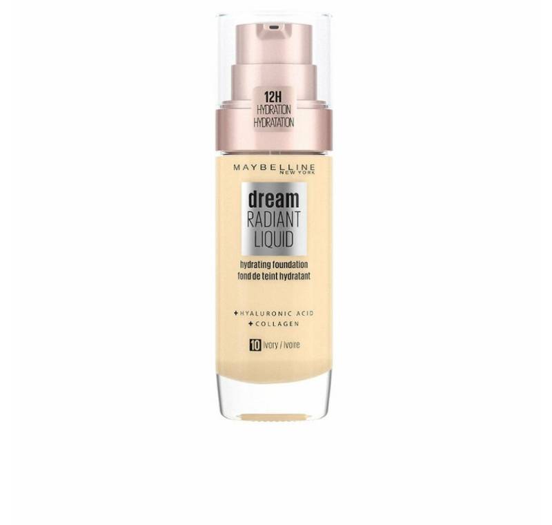 MAYBELLINE NEW YORK Foundation Dream Satin Liquid Foundation & Serum 10 Ivory 30ml von MAYBELLINE NEW YORK