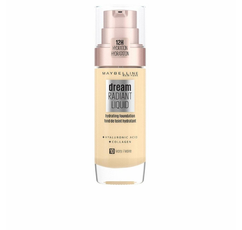 MAYBELLINE NEW YORK Foundation Dream Satin Liquid Foundation & Serum 10 Ivory 30ml von MAYBELLINE NEW YORK