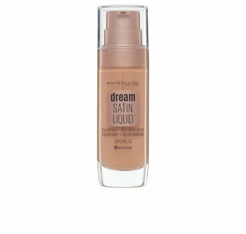 MAYBELLINE NEW YORK Foundation Dream Satin Liquid Foundation & Serum 41 Warm Beige 30ml von MAYBELLINE NEW YORK