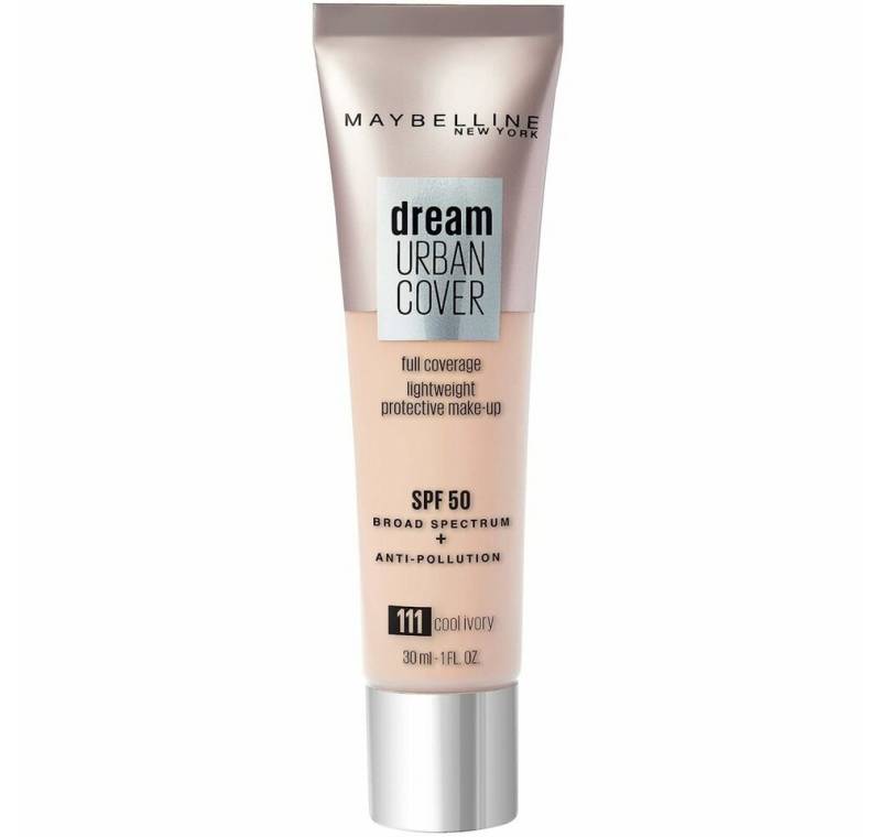 MAYBELLINE NEW YORK Foundation Dream Urban Cover Foundation 111 Cool Ivory Spf50 30ml von MAYBELLINE NEW YORK