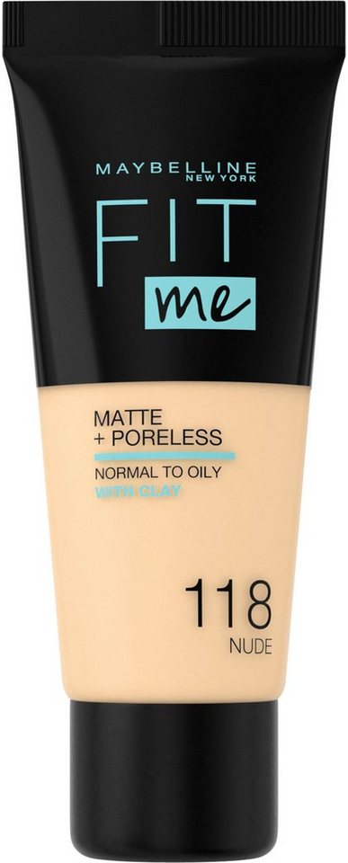 MAYBELLINE NEW YORK Foundation FIT ME Matt&Poreless von MAYBELLINE NEW YORK