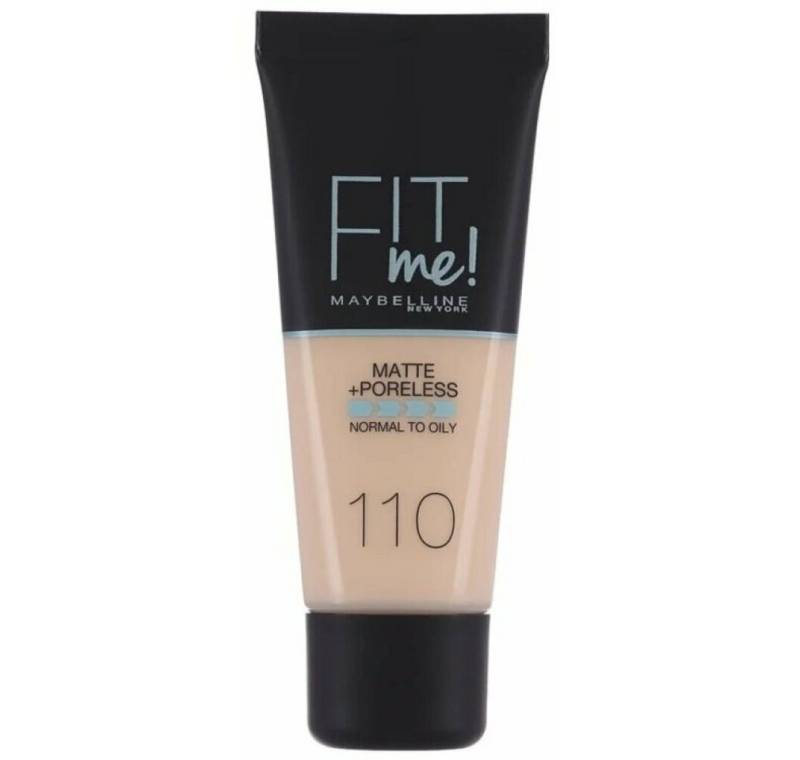 MAYBELLINE NEW YORK Foundation Fit Me Liquid Foundation 110 Porcelain Normal To Oily30ml von MAYBELLINE NEW YORK