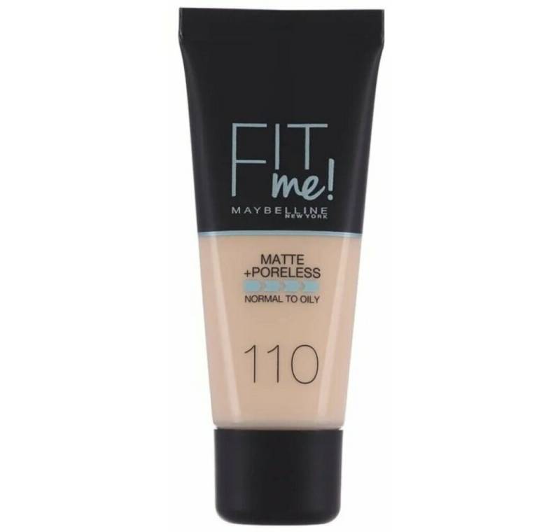 MAYBELLINE NEW YORK Foundation Fit Me Liquid Foundation 110 Porcelain Normal To Oily30ml von MAYBELLINE NEW YORK