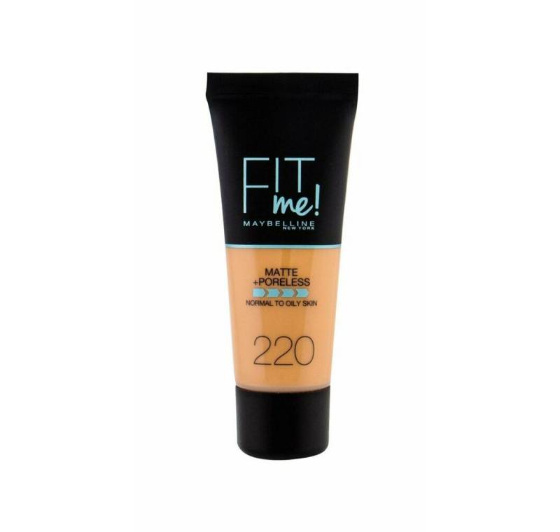 MAYBELLINE NEW YORK Foundation Fit Me Liquid Foundation #220 Natural Beige - 30ml von MAYBELLINE NEW YORK
