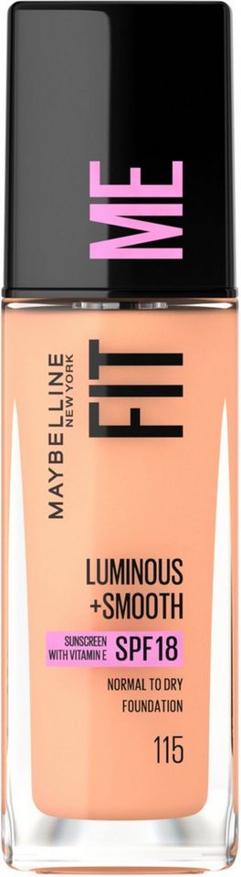 MAYBELLINE NEW YORK Foundation Fit Me! Liquid Make-Up, mit langanhaltender Formel MAYBELLINE NEW YORK Foundation Fit Me! Liquid Make-Up, mit langanhaltender Formel von MAYBELLINE NEW YORK