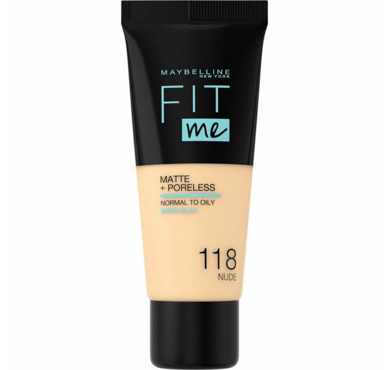 MAYBELLINE NEW YORK Foundation Fit Me Matte + Poreless Foundation 118 Hautfarbe 30ml von MAYBELLINE NEW YORK