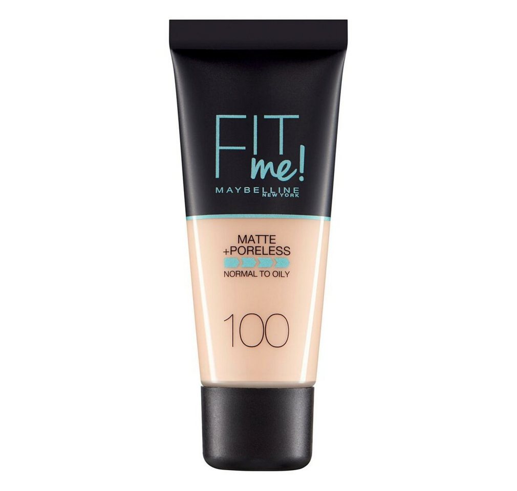 MAYBELLINE NEW YORK Foundation Fit Me Matte + Poreless Liquide Foundation 100 Warm Ivory 30ml MAYBELLINE NEW YORK Foundation Fit Me Matte + Poreless Liquide Foundation 100 Warm Ivory 30ml von MAYBELLINE NEW YORK