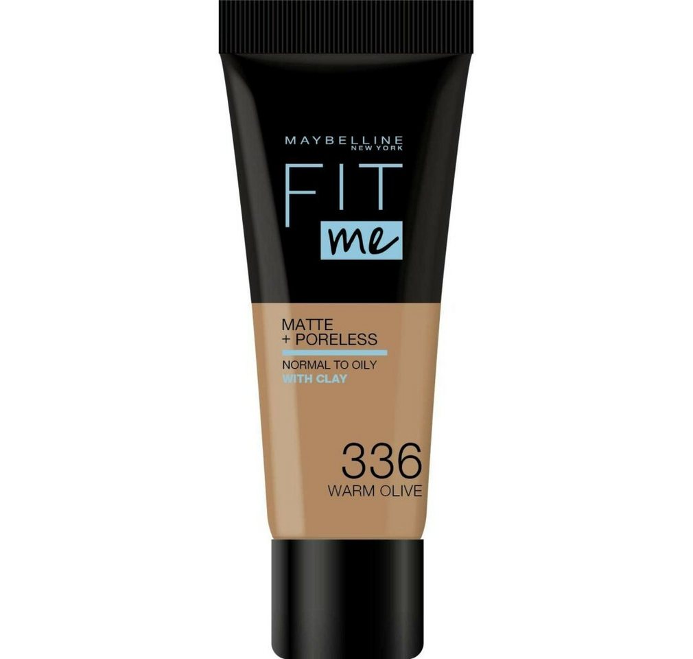 MAYBELLINE NEW YORK Foundation Fit Me Matte + Poreless Liquide Foundation 336 Warm Olive 30ml MAYBELLINE NEW YORK Foundation Fit Me Matte + Poreless Liquide Foundation 336 Warm Olive 30ml von MAYBELLINE NEW YORK