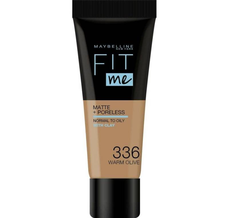 MAYBELLINE NEW YORK Foundation Fit Me Matte + Poreless Liquide Foundation 336 Warm Olive 30ml von MAYBELLINE NEW YORK